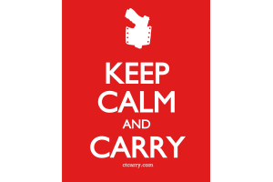 Keep Calm and Carry - Design - Small - Red