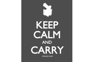 Keep Calm and Carry - Design - Small - Grey